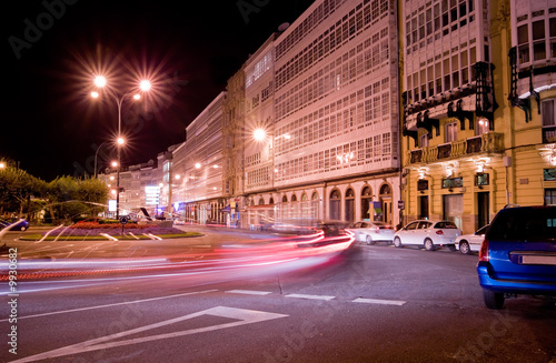 La Coruña por la noche © Luxian