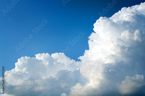 Cloud on blue sky. Background