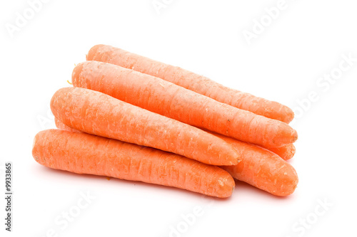 carrots studio isolated over white