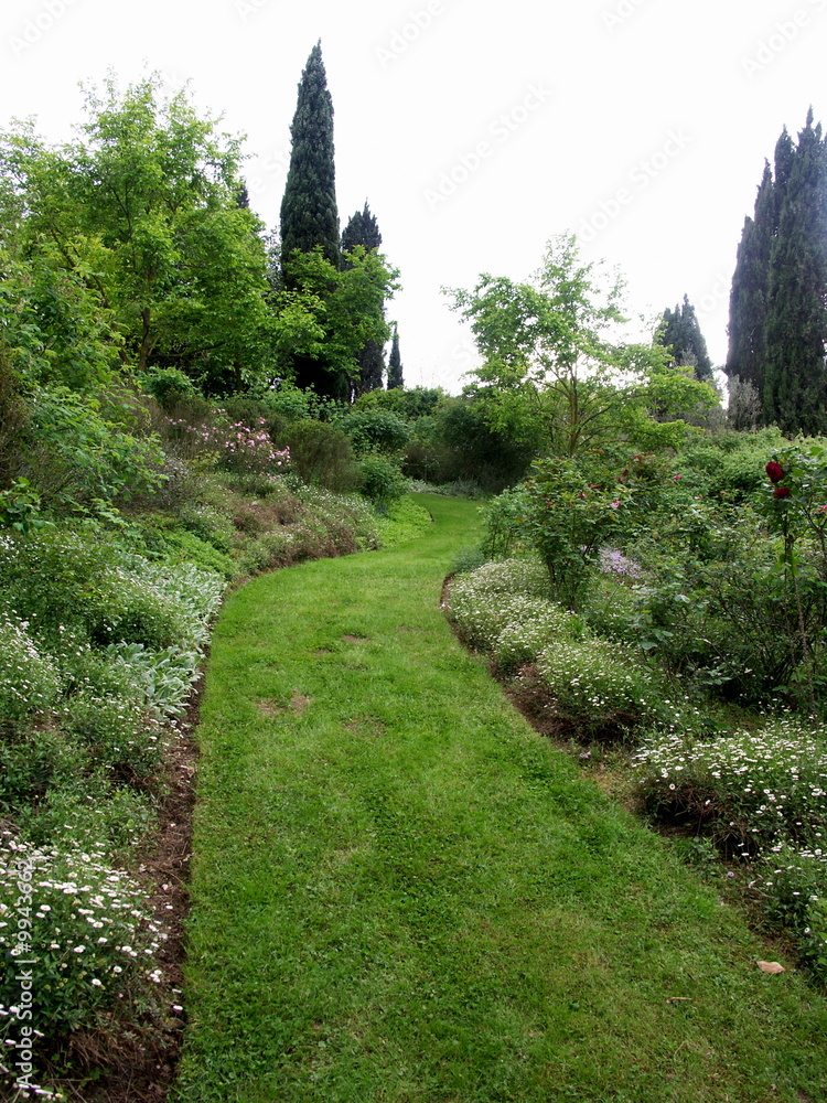 Obraz premium Giardini della Landriana a Tor San Lorenzo