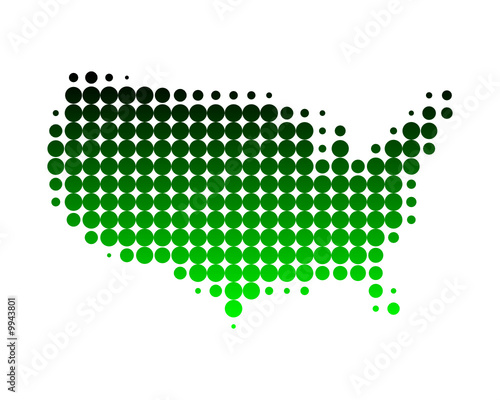 Karte der Vereinigten Staaten von Amerika