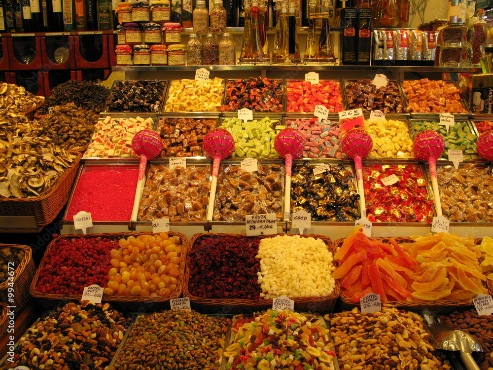 Dried fruit stall