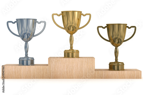 Cups for winners of competi...