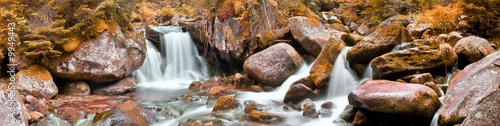 The junction of Stanisoara and Pietrele river, Romania. photo