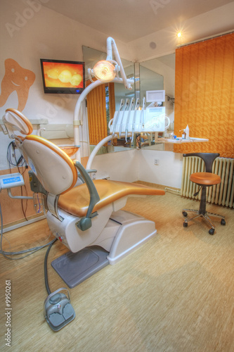 Fototapeta Naklejka Na Ścianę i Meble -  Modern Dentist's chair in a medical room
