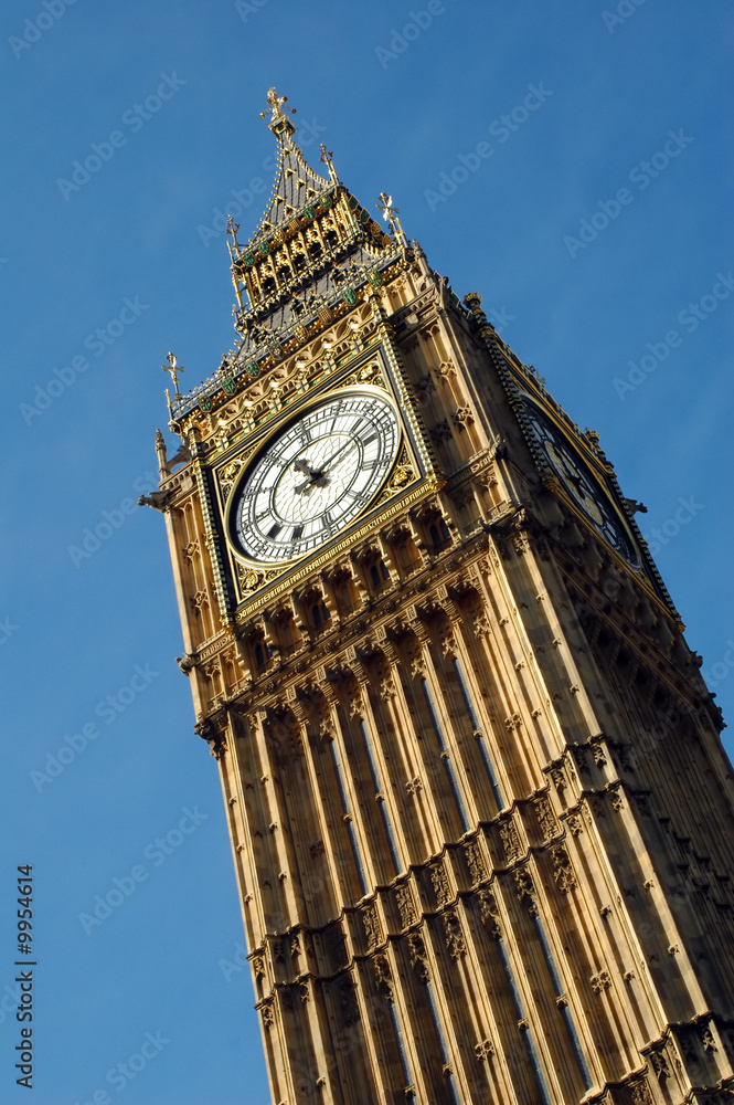 london's famous big ben clock tower Stock Photo Adobe Stock
