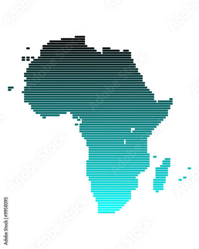 Karte von Afrika