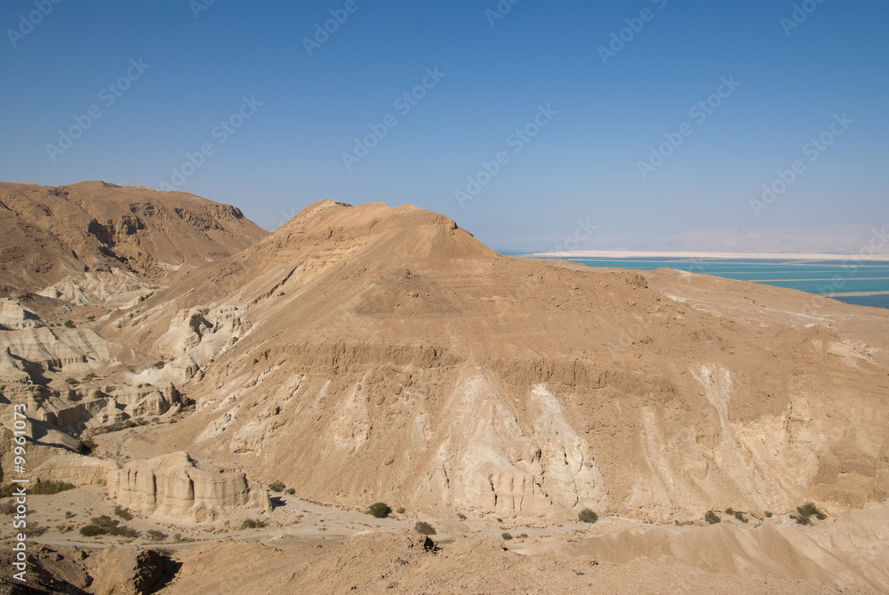 Dead sea view from Zoar viewpoint
