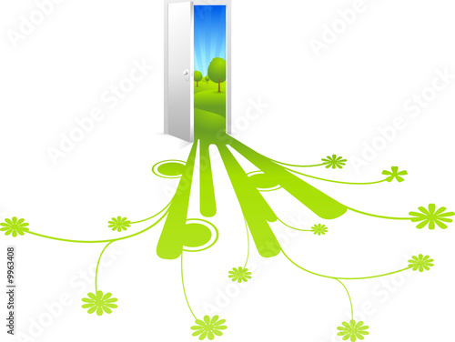 porte sur la nature : le printemps