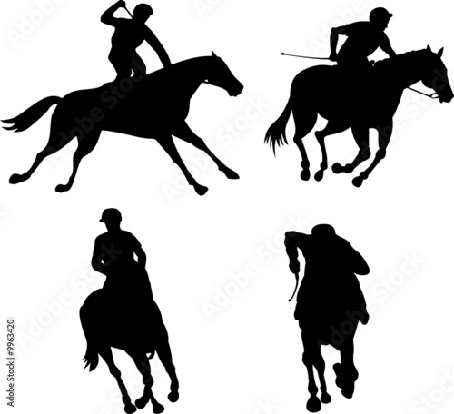 Equestrian silhouette
