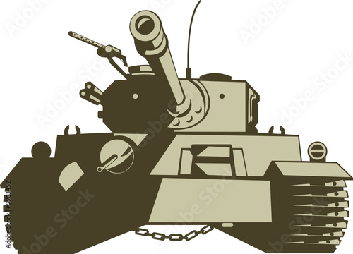 World war two panzer tank