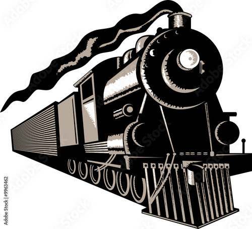 Steam locomotive train