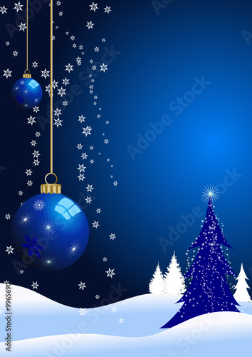 noël bleu