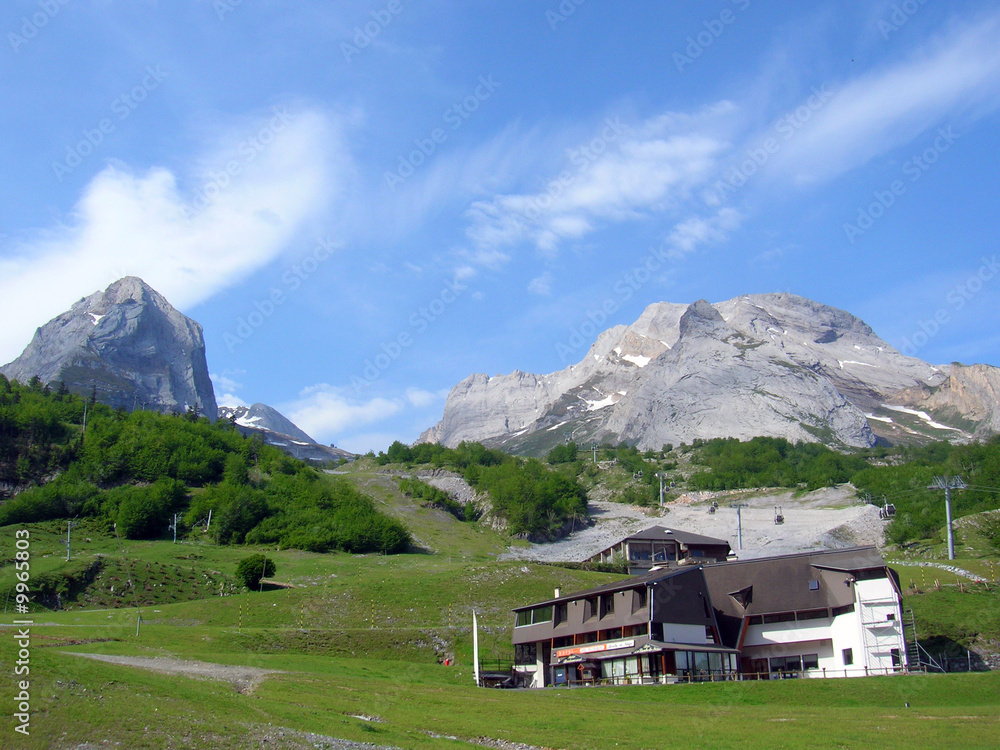 Station de ski de Gourette en été