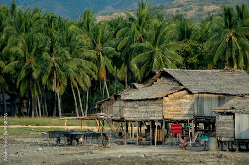 Maison traditionnelle en Indon  sie