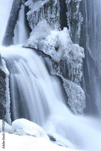 Vereister Wasserfall