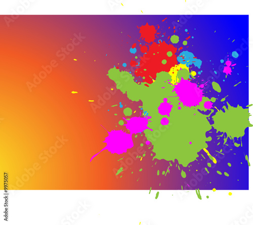 Farbe, Farbkleckse
