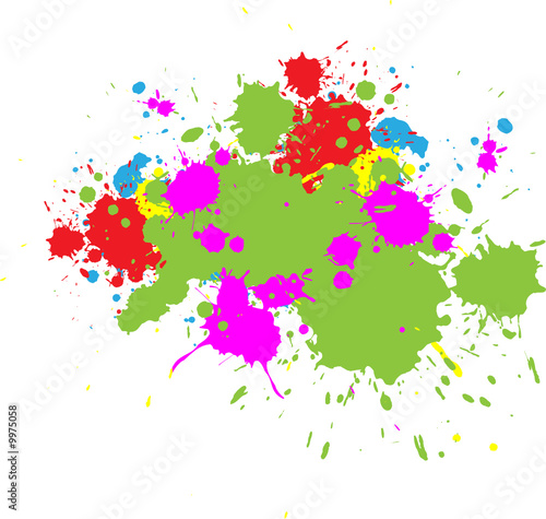 Farbe, Farbkleckse