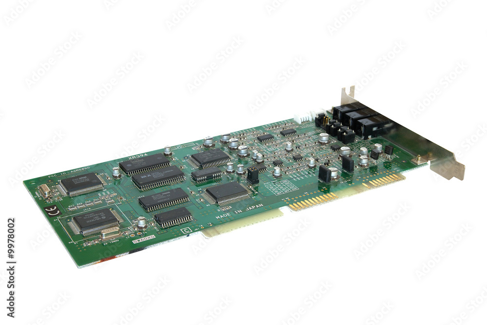 Old high-quality music synthesiser sound card Old high-quality music synthesiser sound card