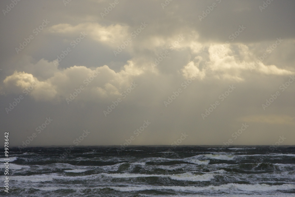 storm over the ocean storm over the ocean