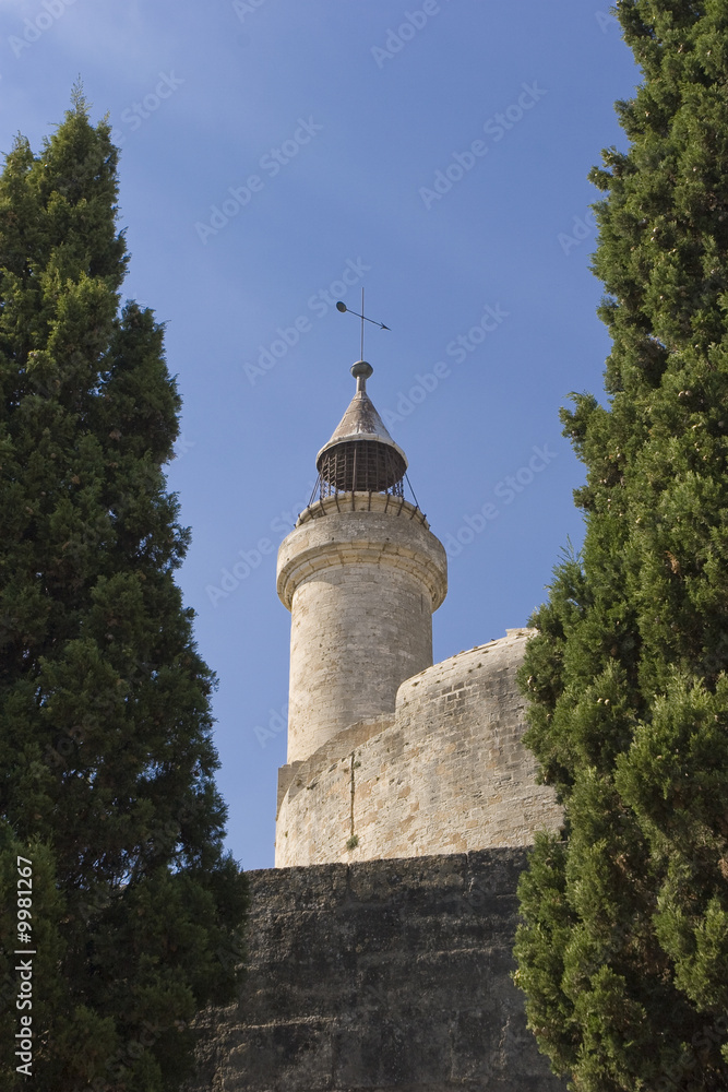 Fototapeta premium Turm der Festungsanlage in Aigues-Mortes