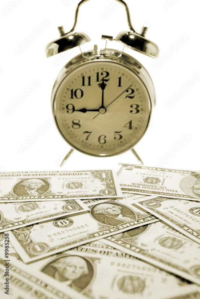 Clock and money Clock and money