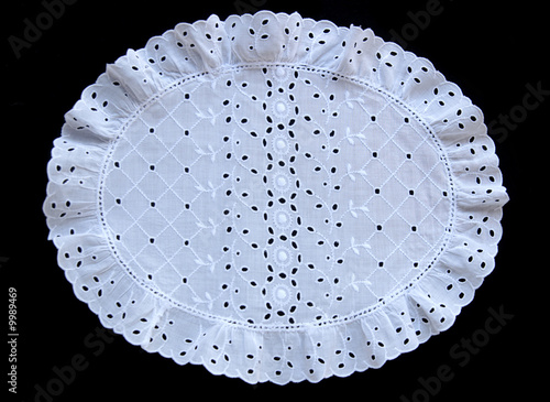 eyelet fabric background