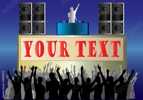 DJ Concert Background