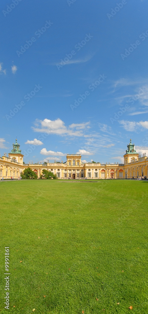 King Sobieski palace in Wilanow in Warsaw.