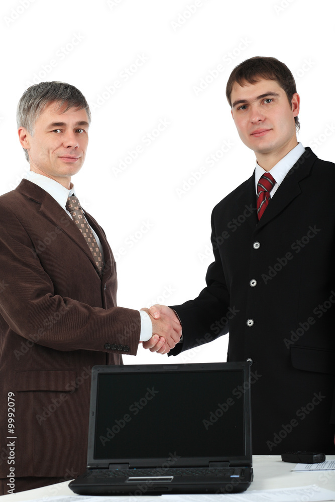 Business background: handsome businessman in a work process. Business background: handsome businessman in a work process.