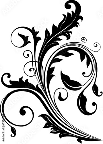 Ornament, decoration, floral