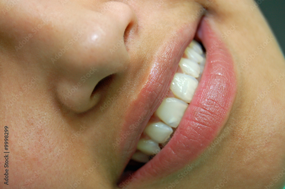 Fototapeta premium piękne zęby