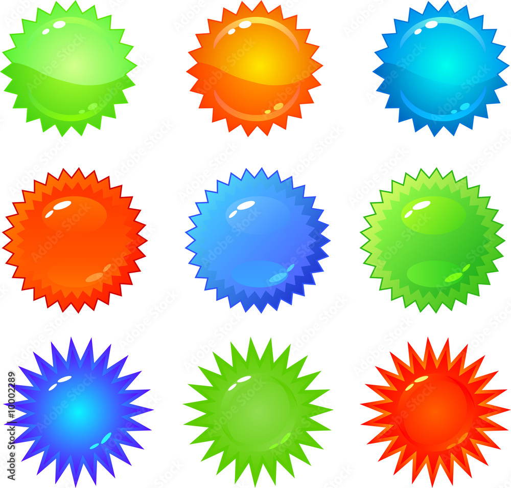Glossy Star Seals Glossy Star Seals