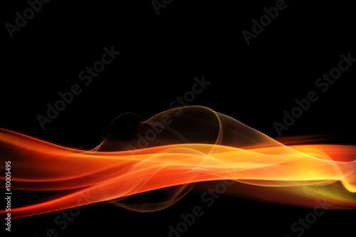 Glowing red abstract background
