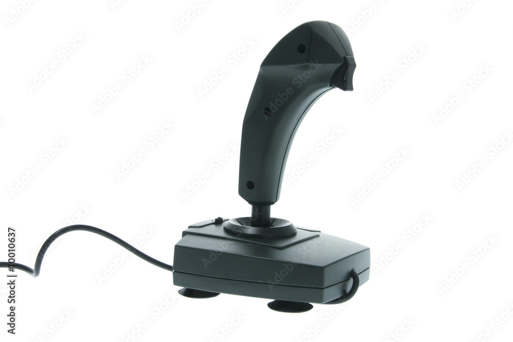 Joystick on Isolated White Background Joystick on Isolated White Background