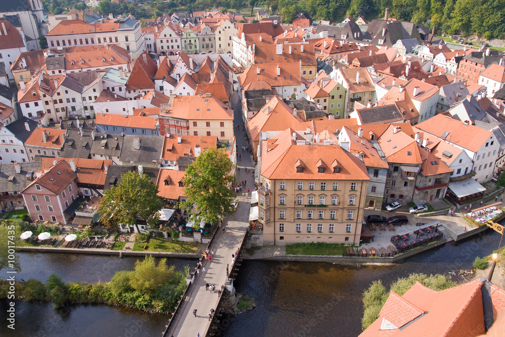 czech historical town Cesky Krumlov enlisted in UNESCO