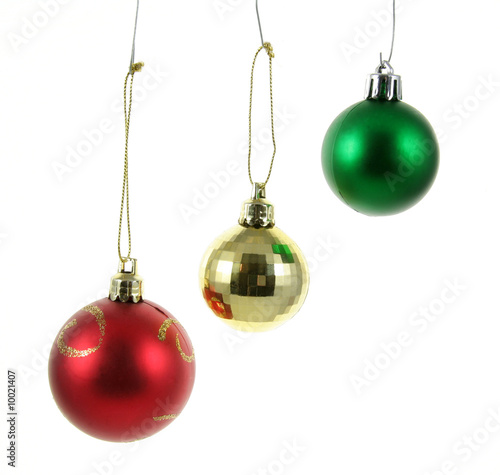 Three Xmas Baubles