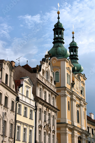 Church in Hradec Kralove, big city in Czech Republic