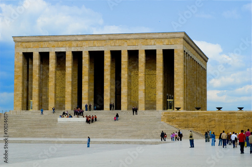 Fotografie Founder of modern Turkey, Ataturk's mausoleum in Ankara