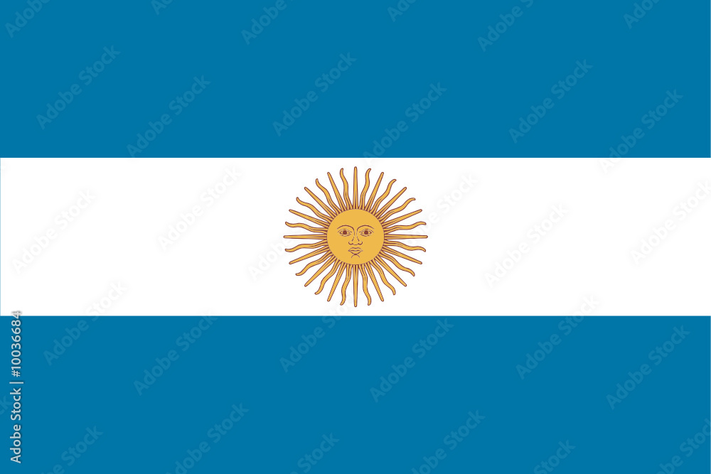 Bandera Argentina - obrazy, fototapety, plakaty 
