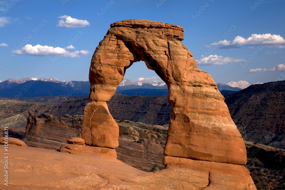 Der Delicate Arch im Arches National Park in Utah Der Delicate Arch im Arches National Park in Utah