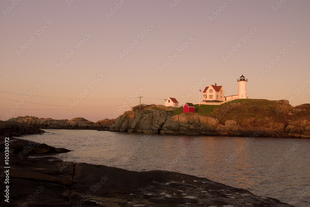 The Nubble Lighthouse in Maine.