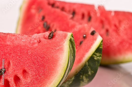 food series: macro of ripe fresh red water melon