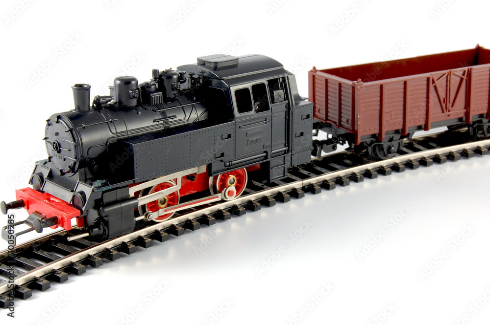 Toy Train and freight wagon Toy Train and freight wagon