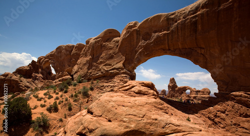 Photos Blick durch das North Window auf den Turret Arch