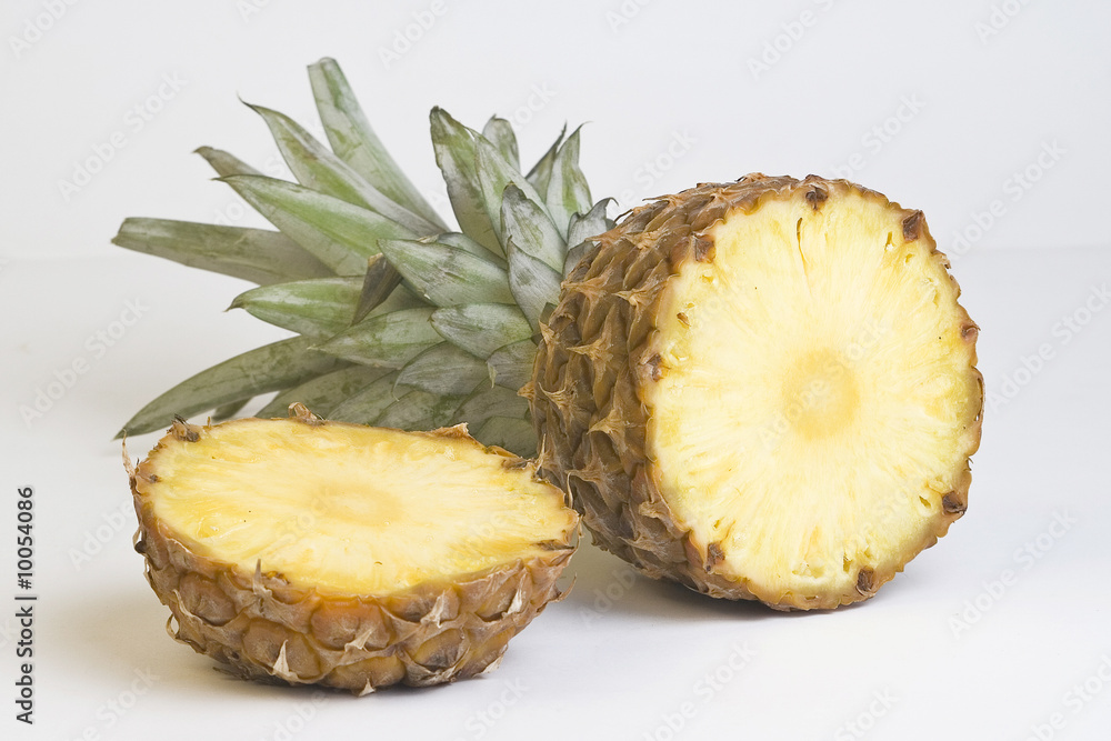 delicious fresh pineapple natural isolated on a white background delicious fresh pineapple natural isolated on a white background