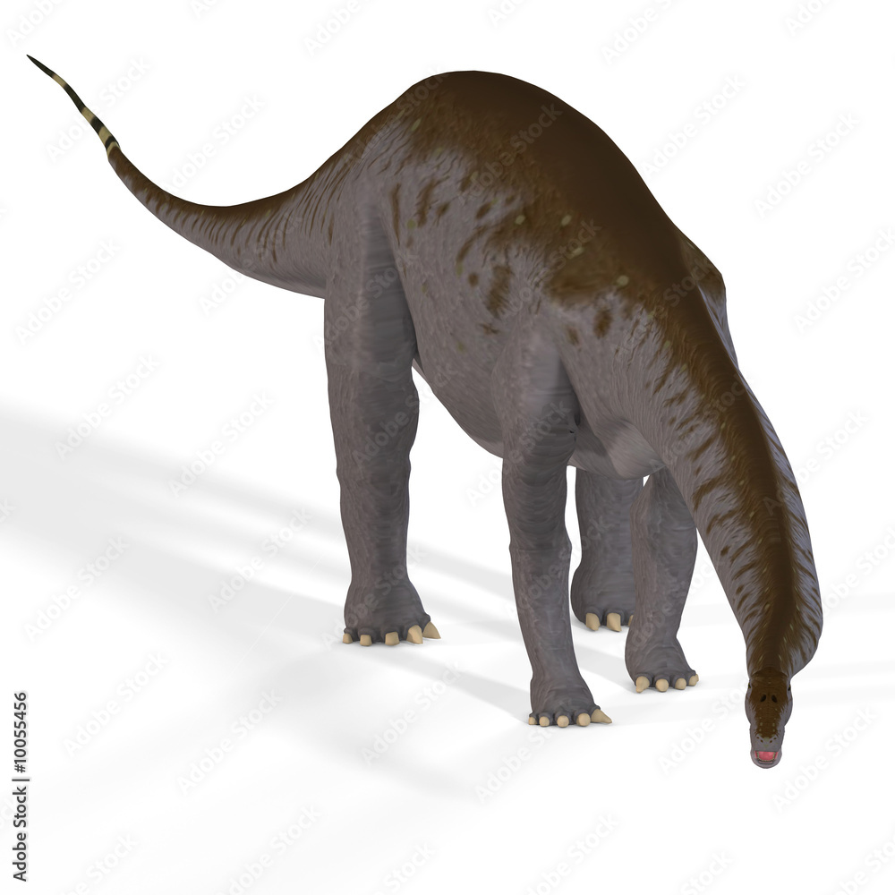 Fototapeta premium Rendered Image of a Dinosaur.Image contains a Clipping Path