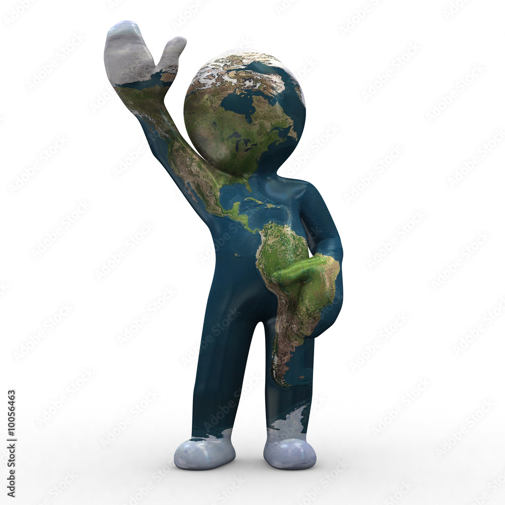 3d earth like a human shape Stock Illustration Adobe Stock 3d earth like a human shape Stock Illustration Adobe Stock