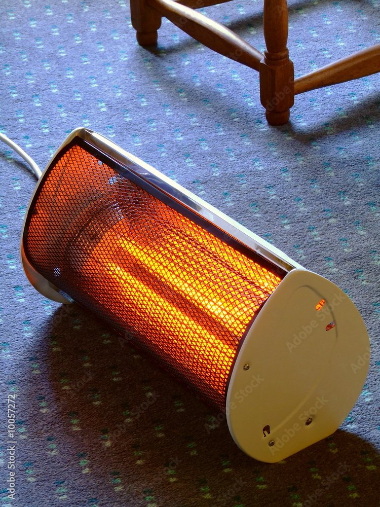Glowing Electric Heater Stock Photo Adobe Stock