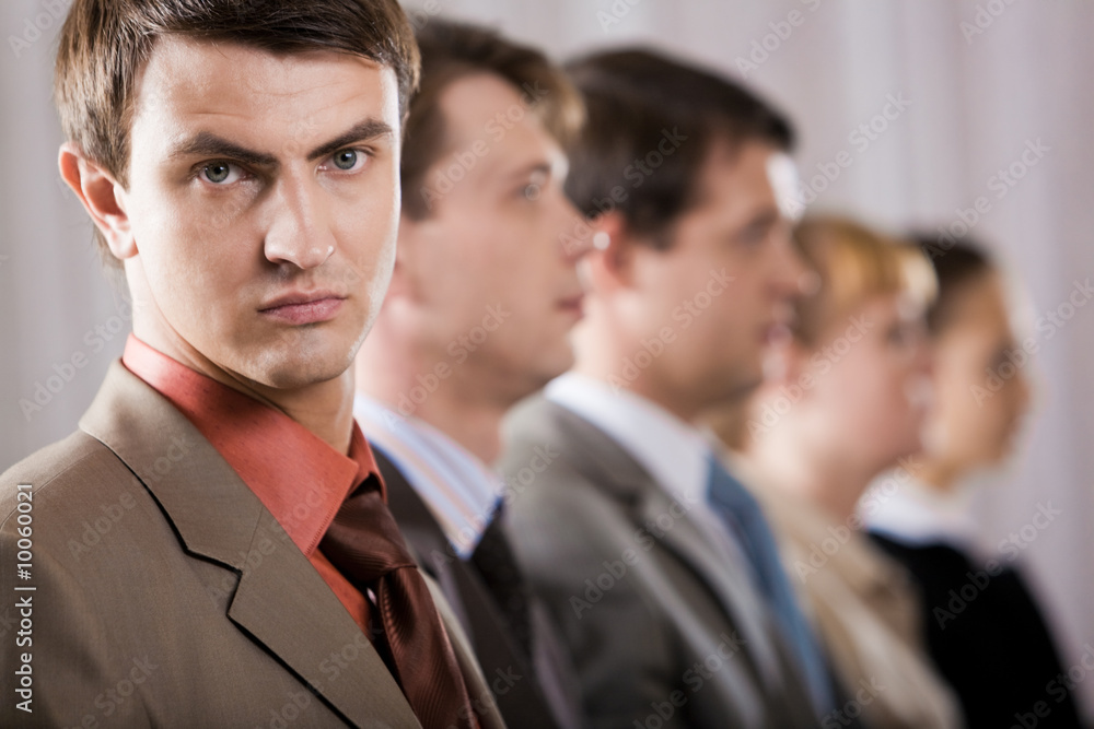 Portrait of confident businessman looking at camera Portrait of confident businessman looking at camera